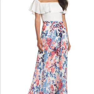 Eliza J floral maxi gown